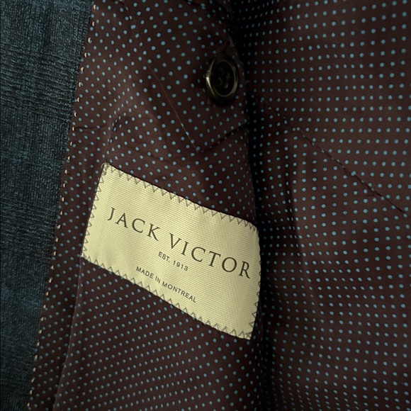 Jack Victor Navy Blue Plaid tailored suit - Picture 7 of 8